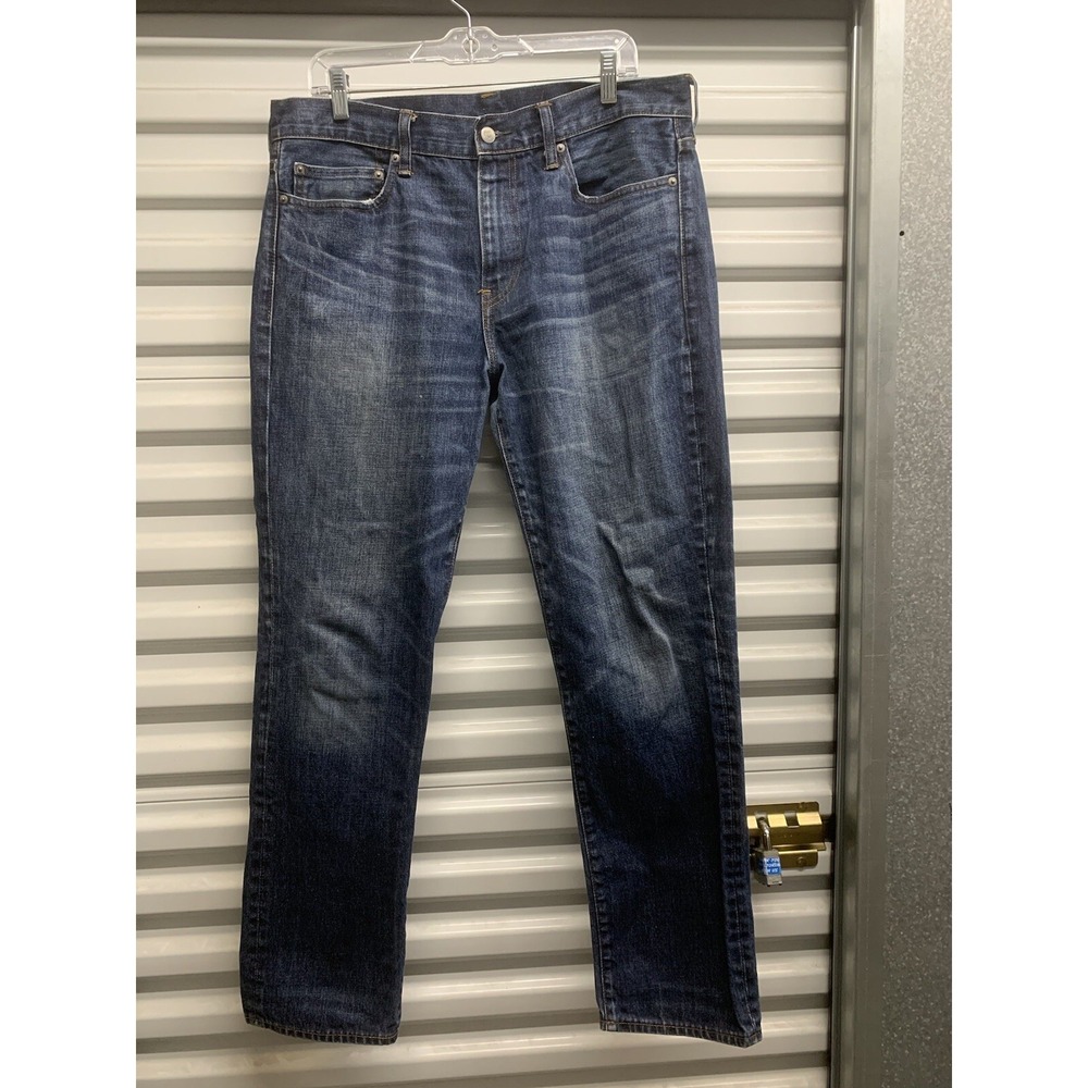 J Crew Mens Blue 770 Kaihara Japanese Denim Jeans 34x31